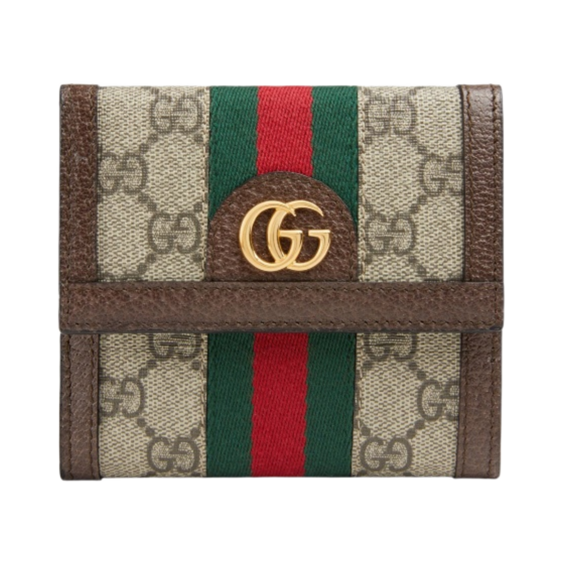 구찌 오피디아 GG 프렌치 플랩 지갑 베이지 에보니(Gucci Ophidia GG French Flap Wallet Beige Ebony) - 1