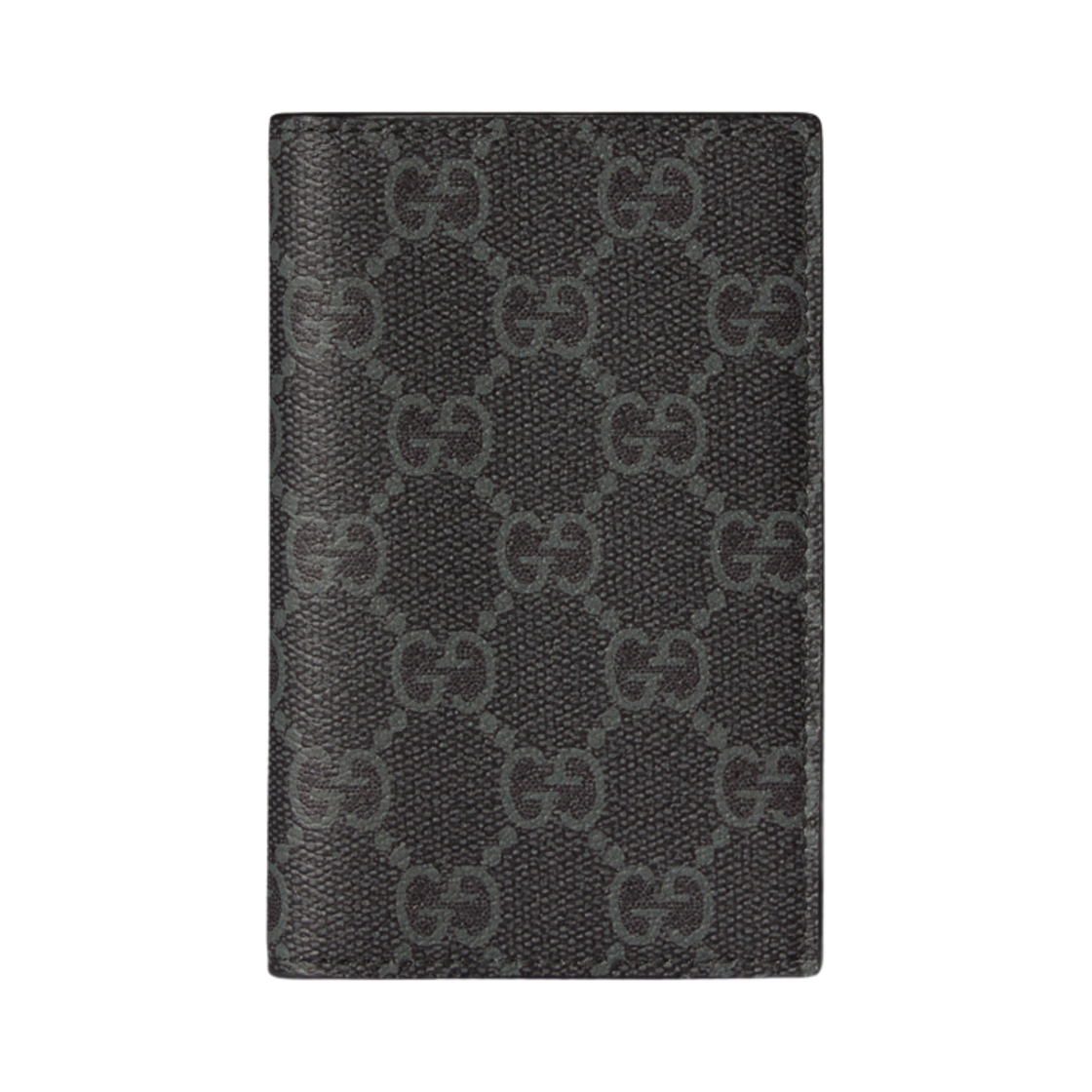 구찌 GG 엠블럼 반지갑 카드 케이스 블랙(Gucci GG Emblem Bi-Fold Card Case Black) - 1