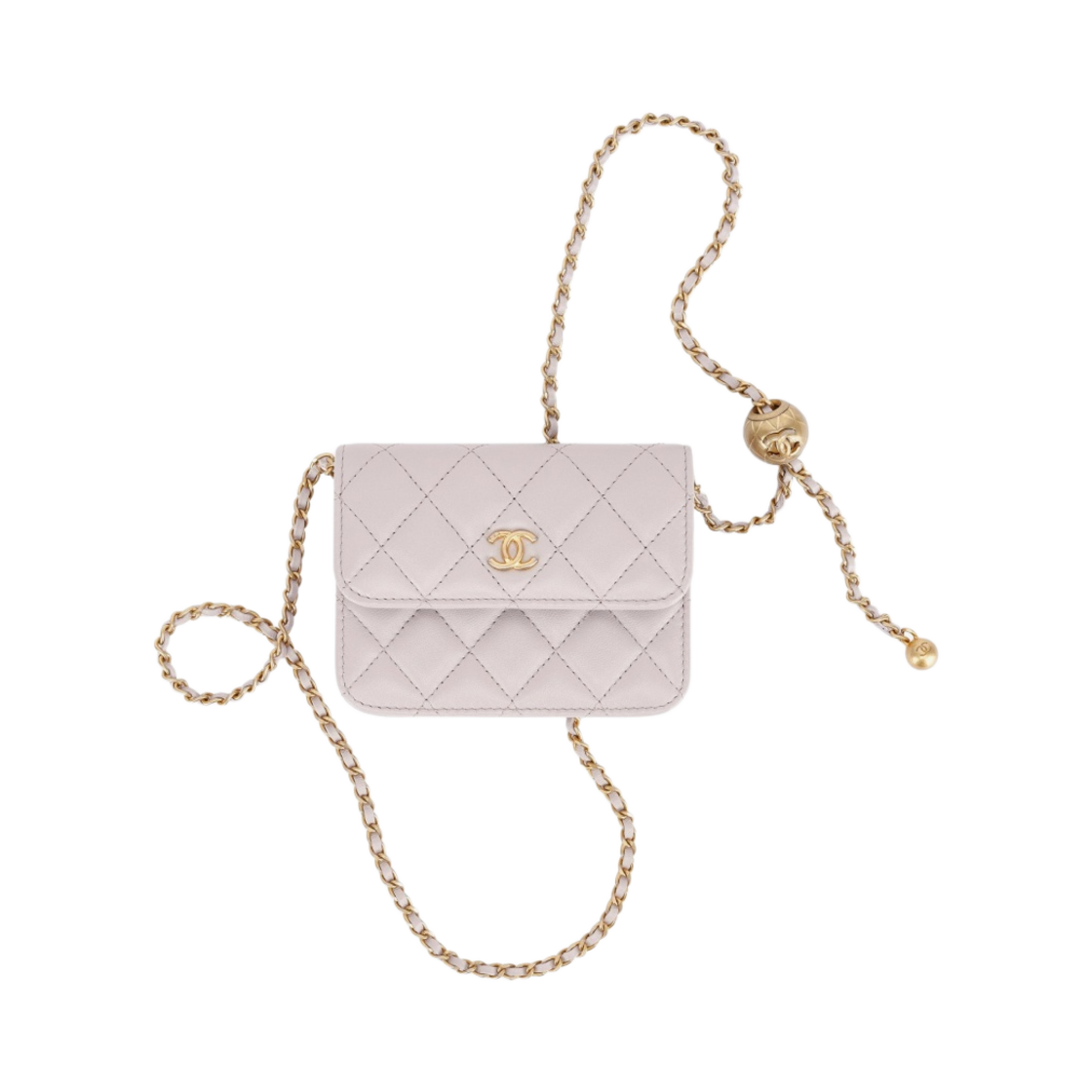 샤넬 체인 미니백 램스킨 & 골드 메탈 라이트 퍼플(Chanel Clutch with Chain Lambskin & Gold Light Purple) - 3