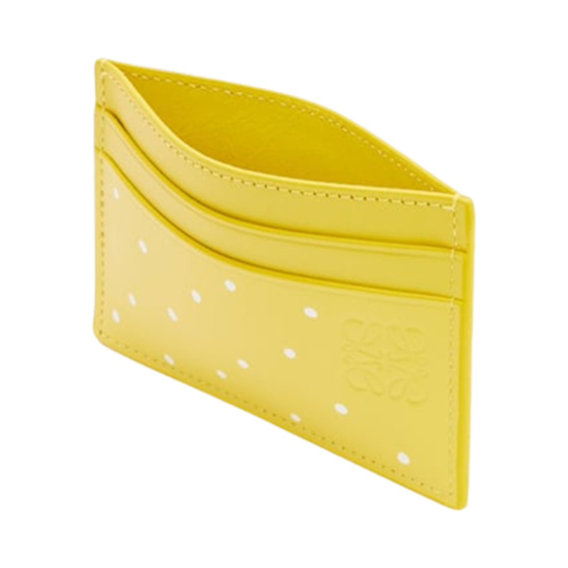 로에베 오터 플레인 카드 홀더 인 사틴 카프스킨 레몬 제스트 | Loewe | KREAM