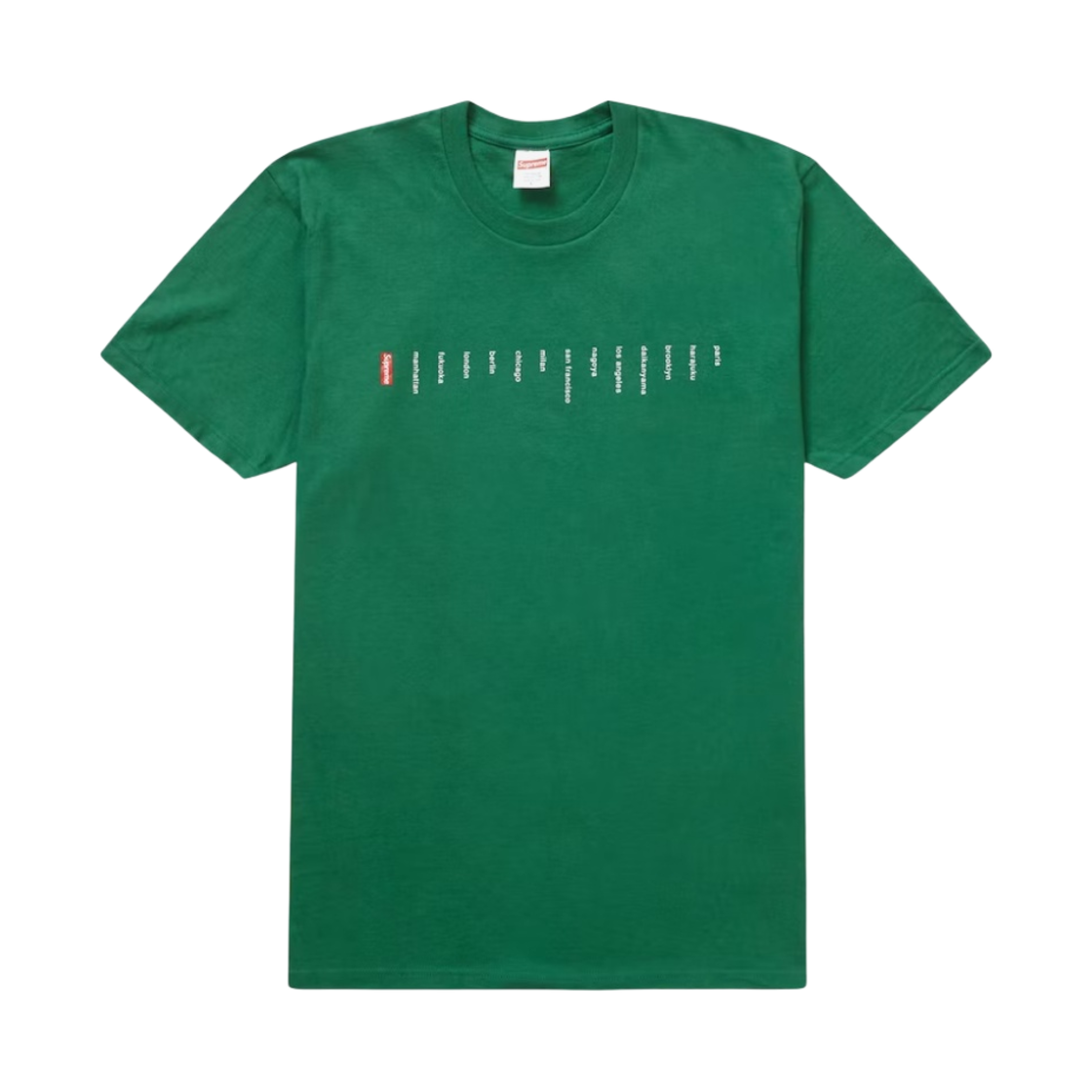 슈프림 로케이션 티셔츠 라이트 파인 - 23SS(Supreme Location T-Shirt Light Pine - 23SS) - 1