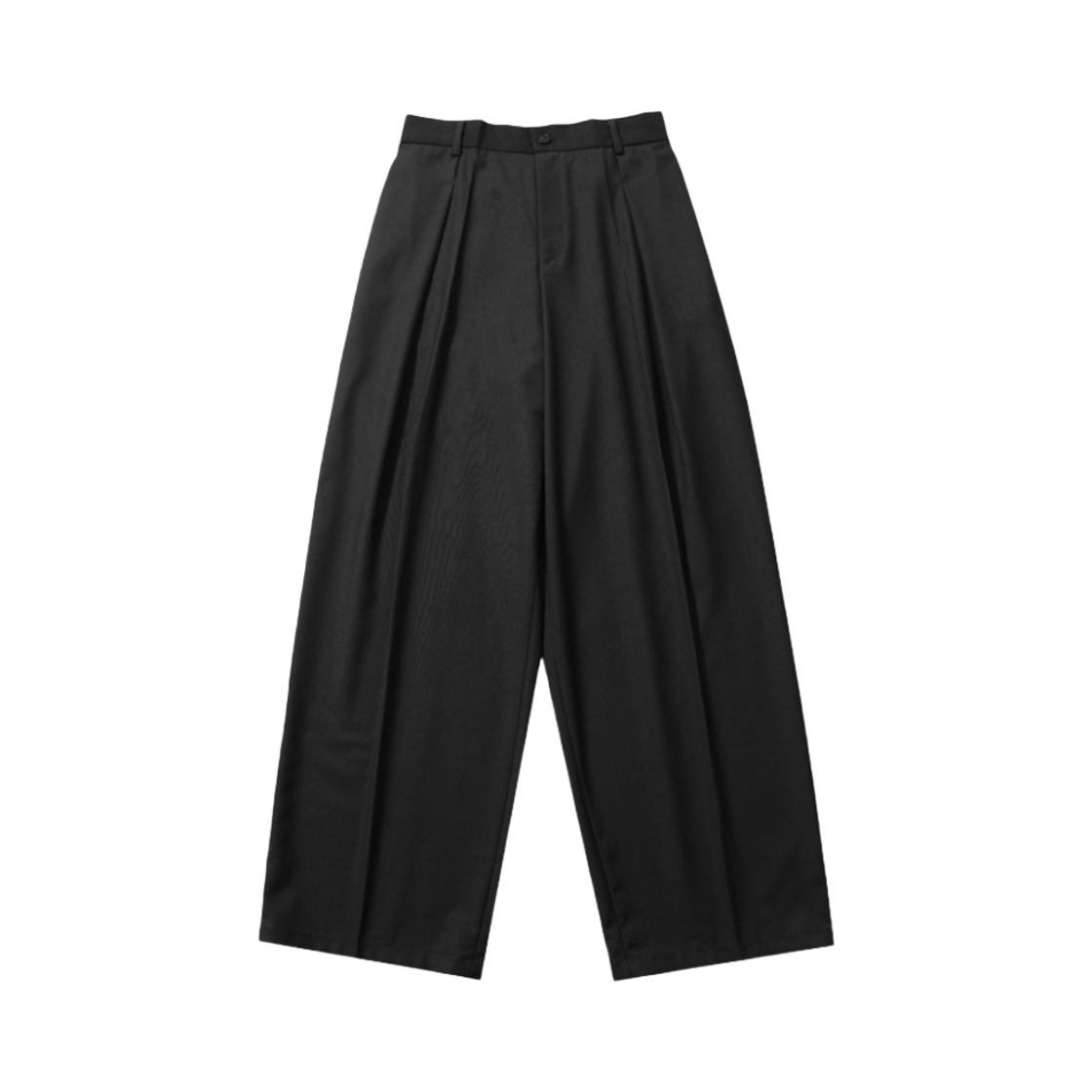 발루트 드레이프 딥 원턱 팬츠 차콜