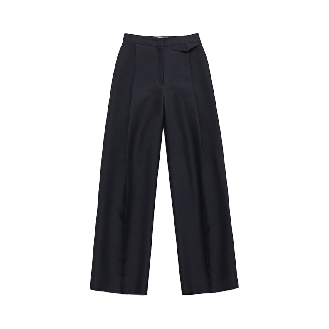 파르벵 울 실크 팬츠 네이비(FARVEN Wool Silk Pants Navy)