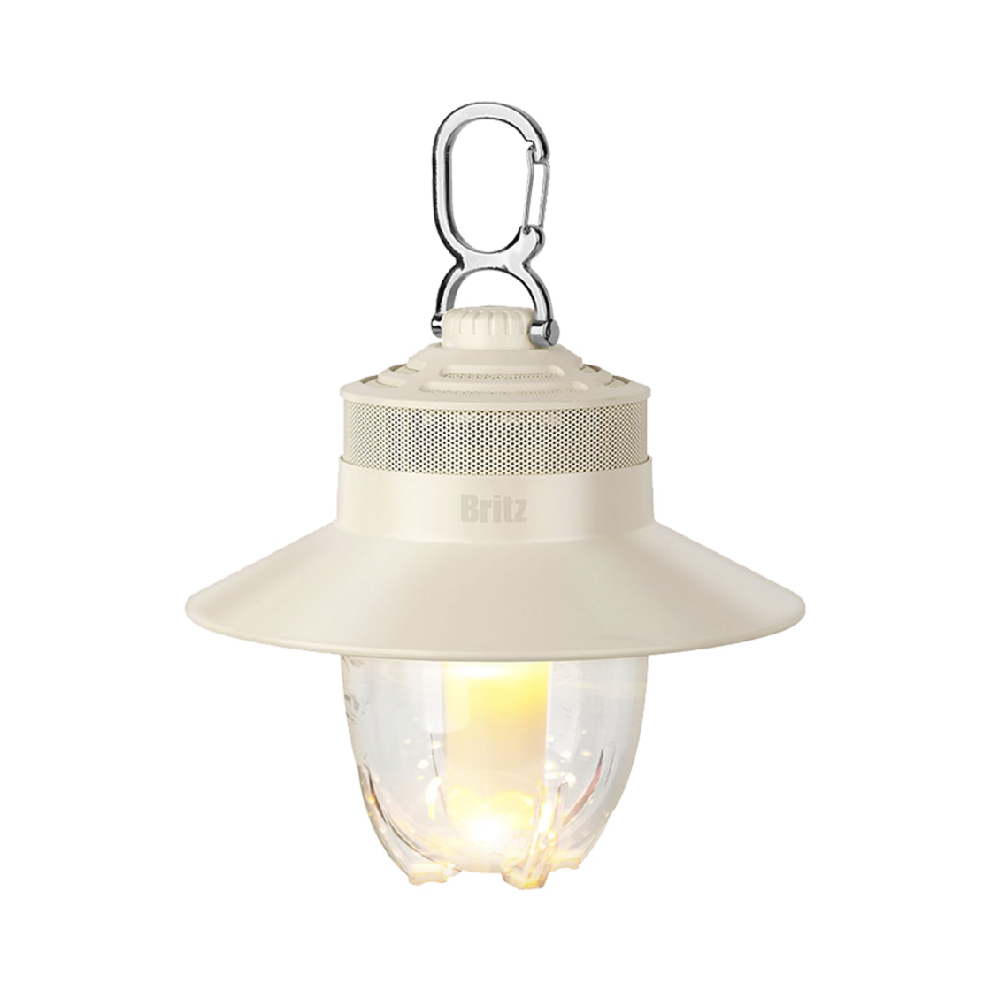 BZ-CML200_IV Britz BZ-CML200 Outdoor Camping Lantern Bluetooth Speaker Ivory