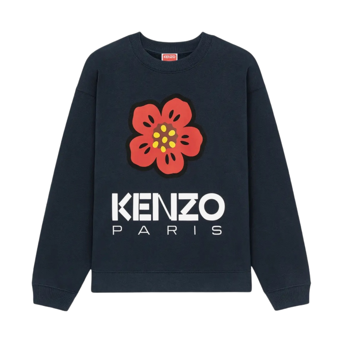 (W) 겐조 보케 플라워 스웨트셔츠 미드나잇 블루