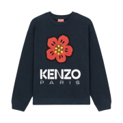 (W) Kenzo Boke Flower Sweatshirt Midnight Blue