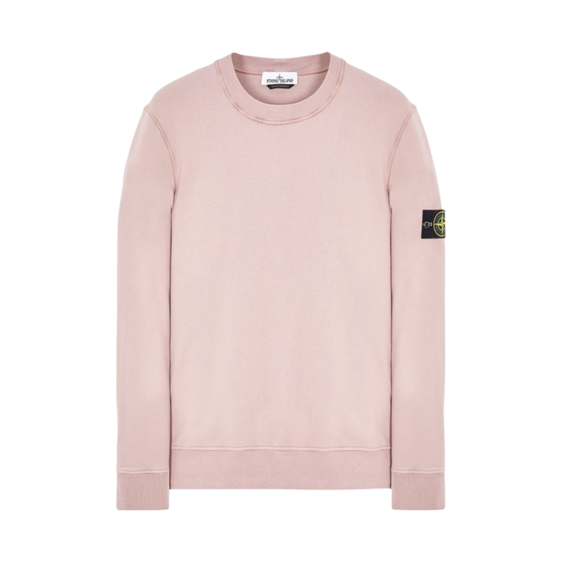 스톤 아일랜드 63020 크루넥 스웨트셔츠 로즈 핑크 - 22FW(Stone Island 63020 Crewneck Sweatshirt Rose Pink - 22FW) - 1