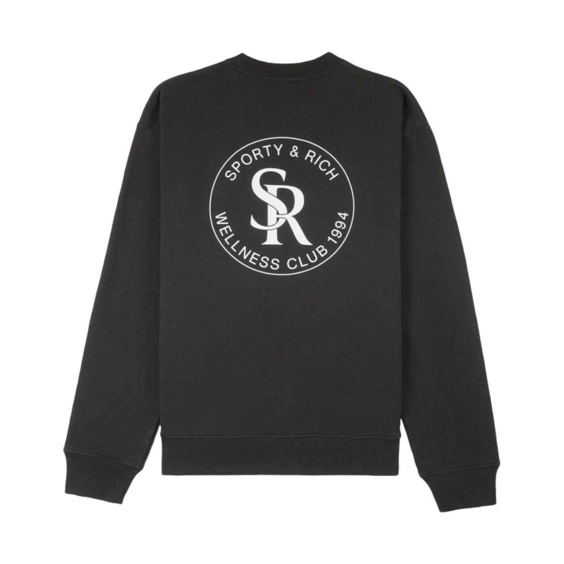 스포티 앤 리치 S&R 크루넥 페이디드 블랙(Sporty & Rich S&R Crewneck Faded Black) - 2