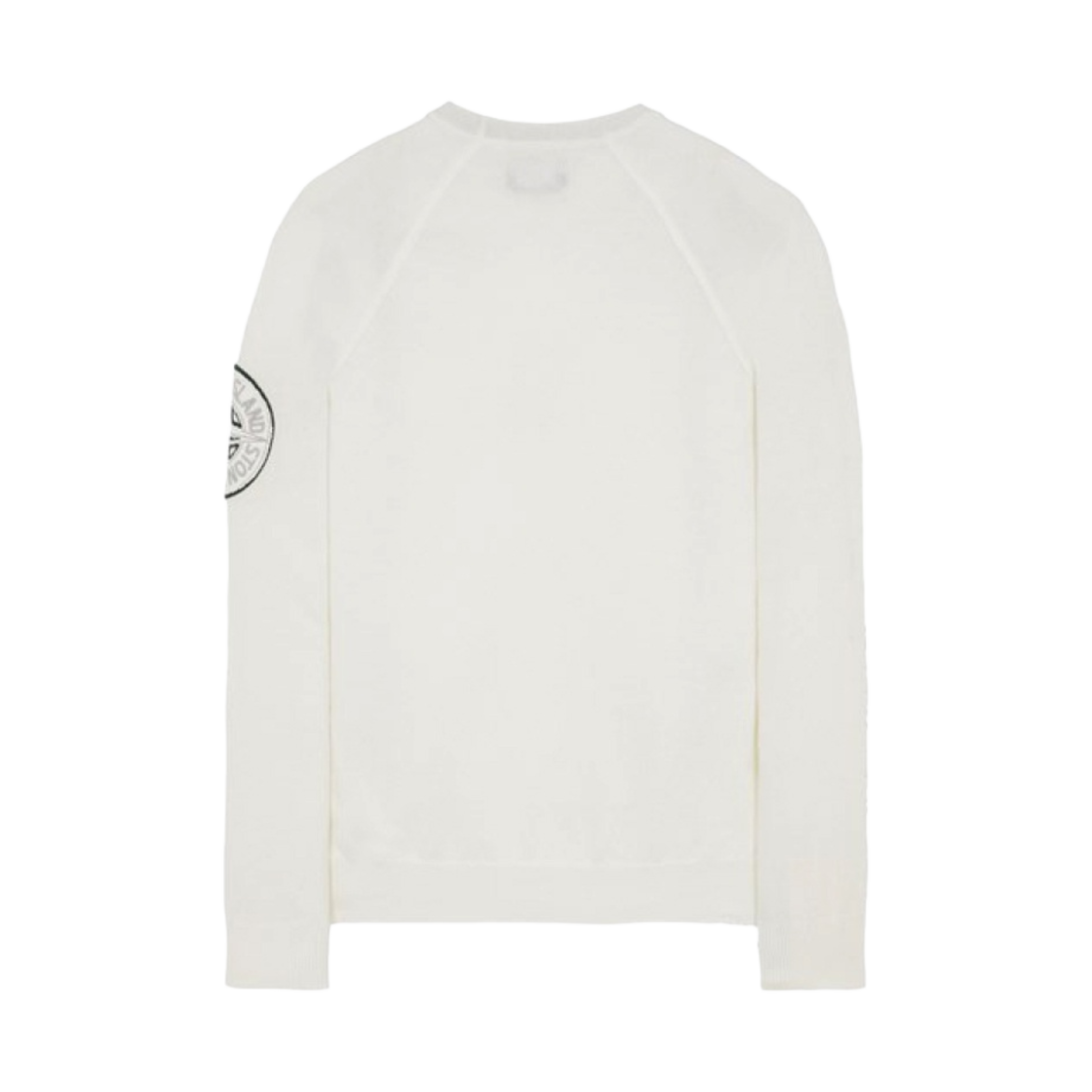 스톤 아일랜드 523B7 오가닉 코튼 크루넥 니트 화이트 - 23SS(Stone Island 523B7 Organic Cotton Crewneck Knit White - 23SS) - 2