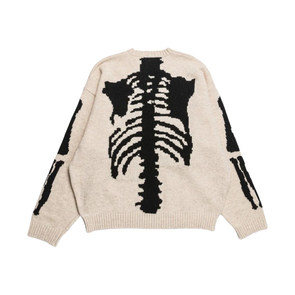 캐피탈 5G 울 본 크루넥 스웨터 키나리(Kapital 5G Wool Bone Crewneck Sweater Kinari)