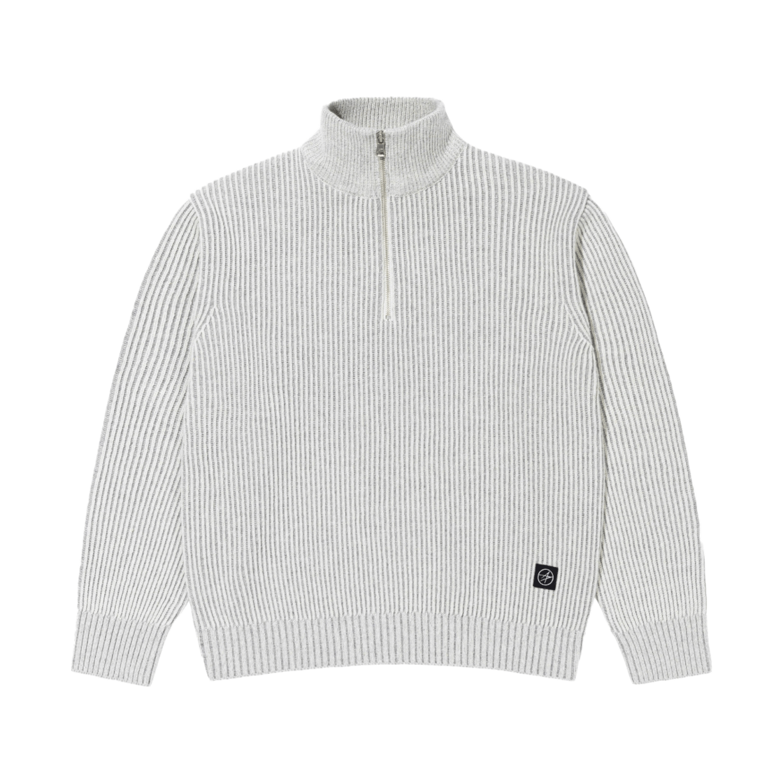 록히드마틴 LM 콘트라스트 하프 집업 스웨터 화이트(LOCKHEED MARTIN LM Contrast Half Zipup Sweater White)