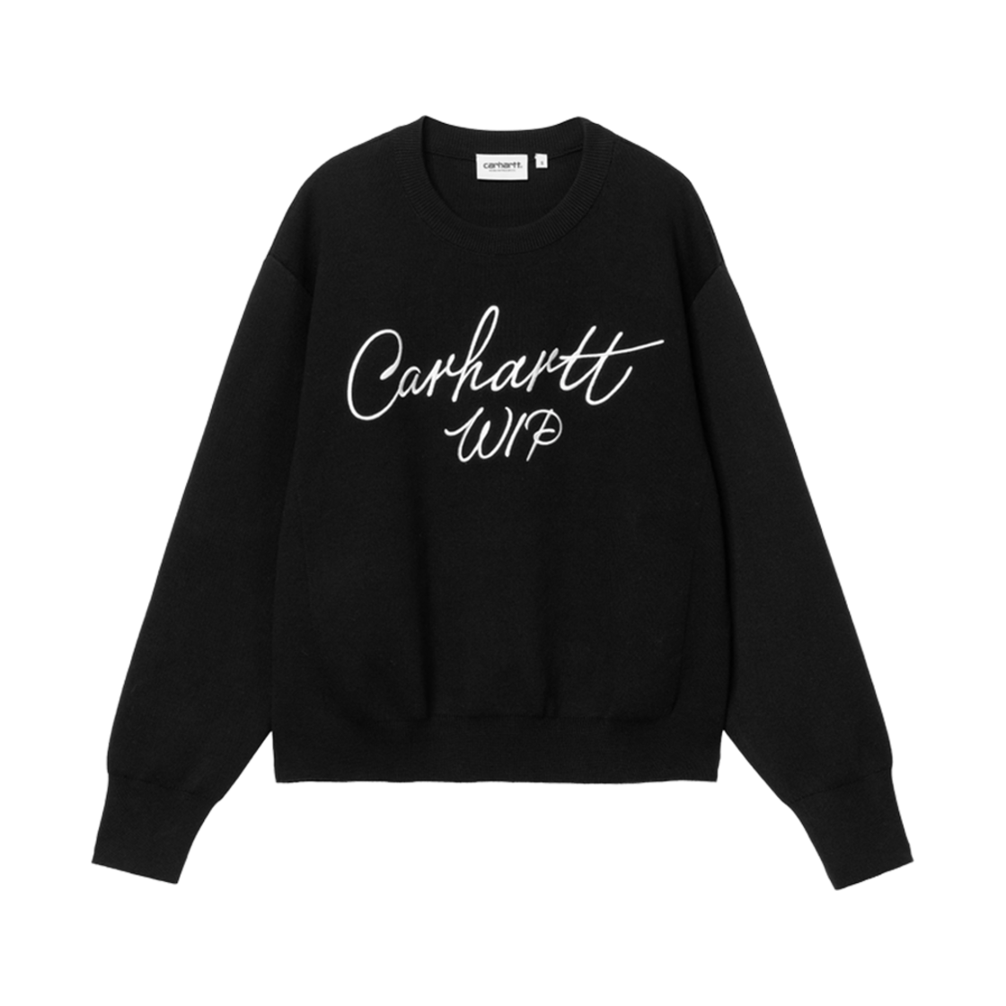I034034-K02-XX (W) Carhartt WIP Signature Sweater Black Wax