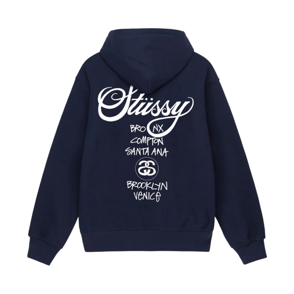 스투시 월드투어 후드 네이비 2023 | Stussy | KREAM