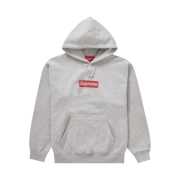 Supreme Inside Out Box Logo Hooded Sweatshirt Heather Grey - 23SS