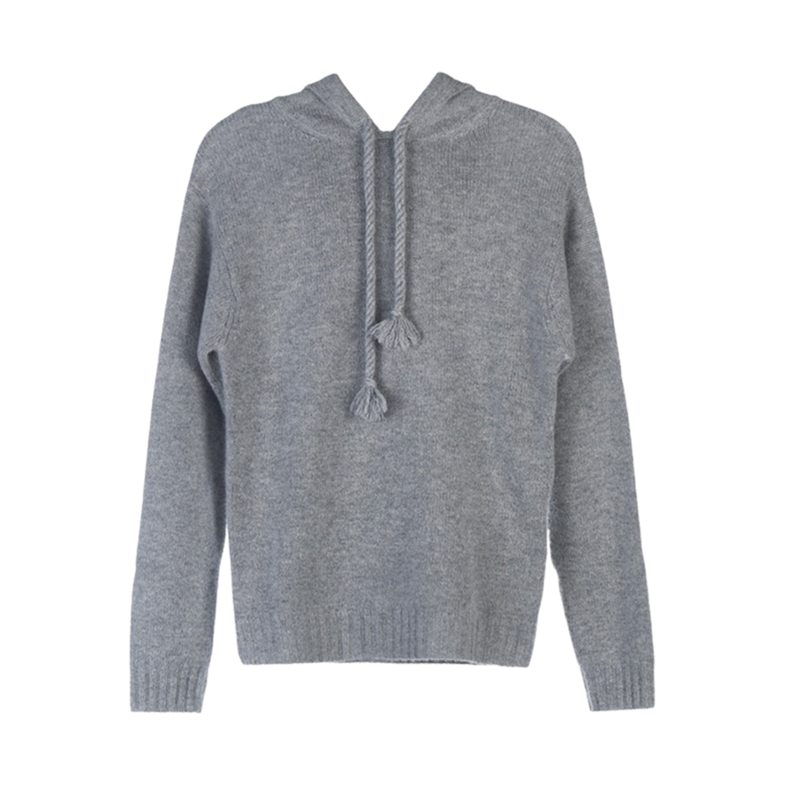 RIENZA-009 (W) Max Mara Rienza Wool Hoodie Sweater Light Grey