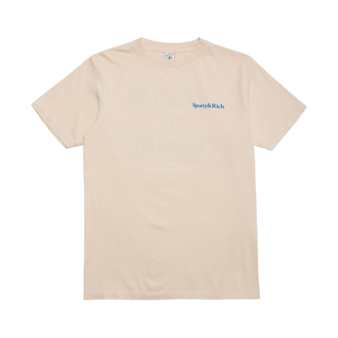 스포티 앤 리치 헬스 이즈 웰스 티셔츠 크림(Sporty & Rich Health is Wealth T-Shirt Cream) - 1