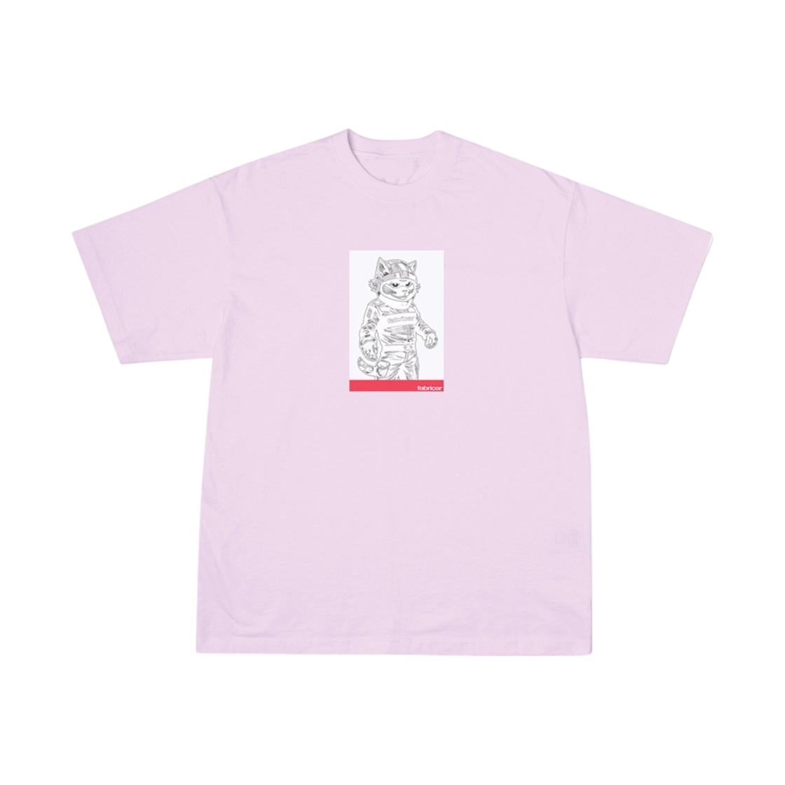 [KREAM 단독 / 예약 배송] 파브리카 X 슈퍼레이스 캣 드라이버 티셔츠 애쉬핑크([KREAM 단독 / 예약 배송] Fabricar x SUPERRACE Cat Driver T-Shirts Ash Pink)