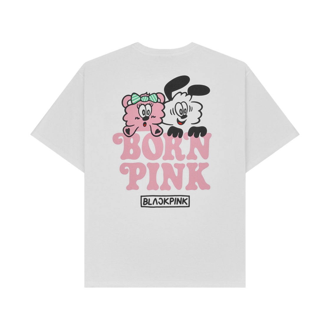 베르디 x 블랙핑크 빅 티셔츠 화이트(Verdy x Blackpink Vick T-Shirt White)