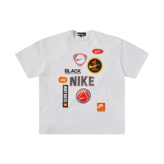 Black Comme des Garcons x Nike T-Shirt White