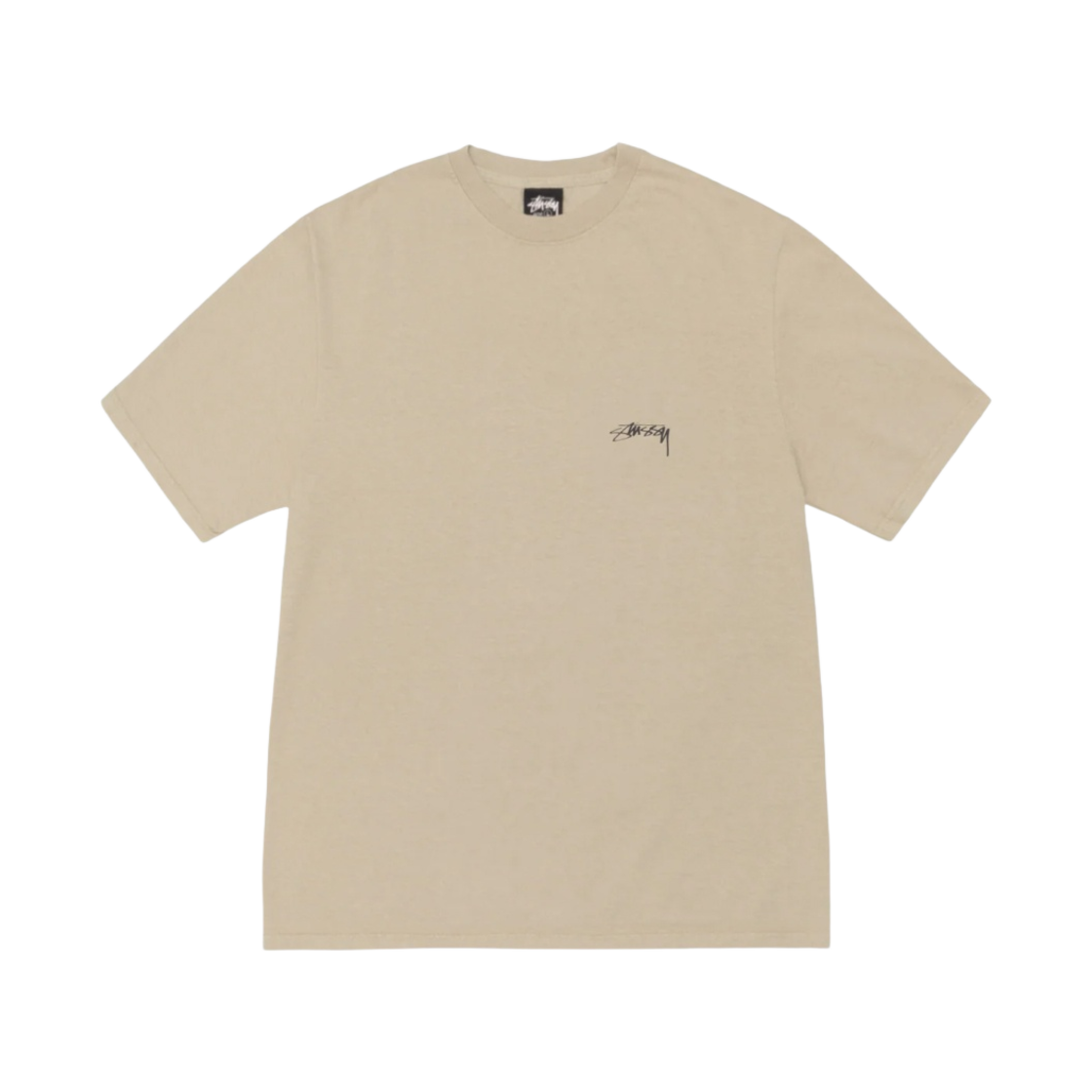 1905021 Stussy Smooth Stock Pigment Dyed T-Shirt Khaki