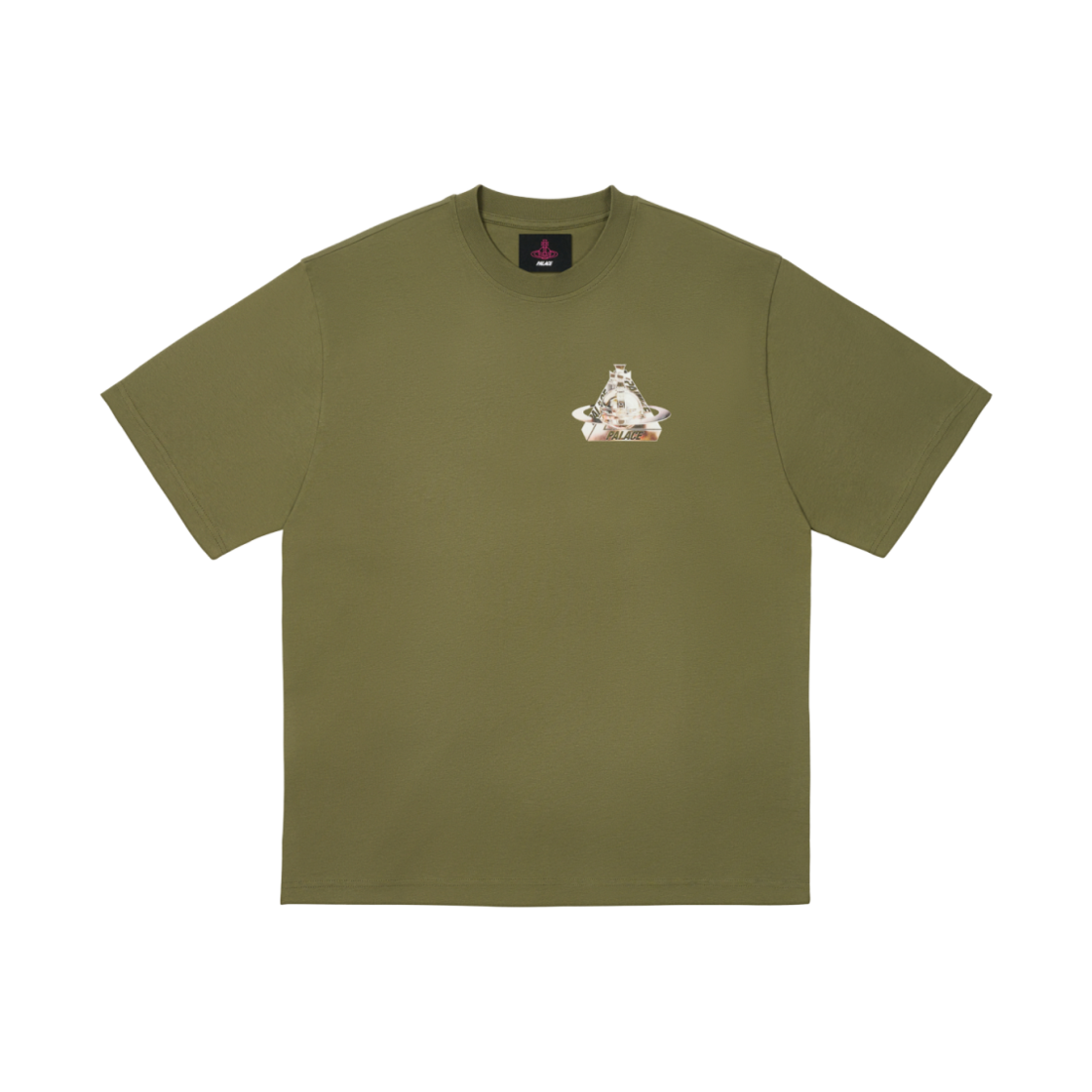 팔라스 x 비비안 웨스트우드 티셔츠 올리브 - 24FW(Palace x Vivienne Westwood T-Shirt Olive - 24FW) - 2