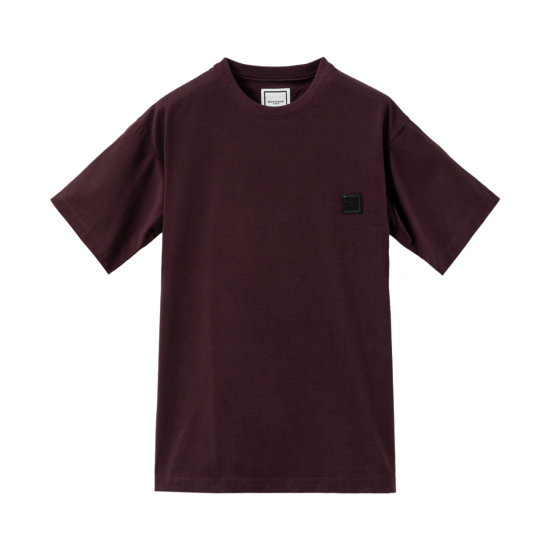 W243TS01705R Wooyoungmi Square Label T-Shirt Red - 24FW