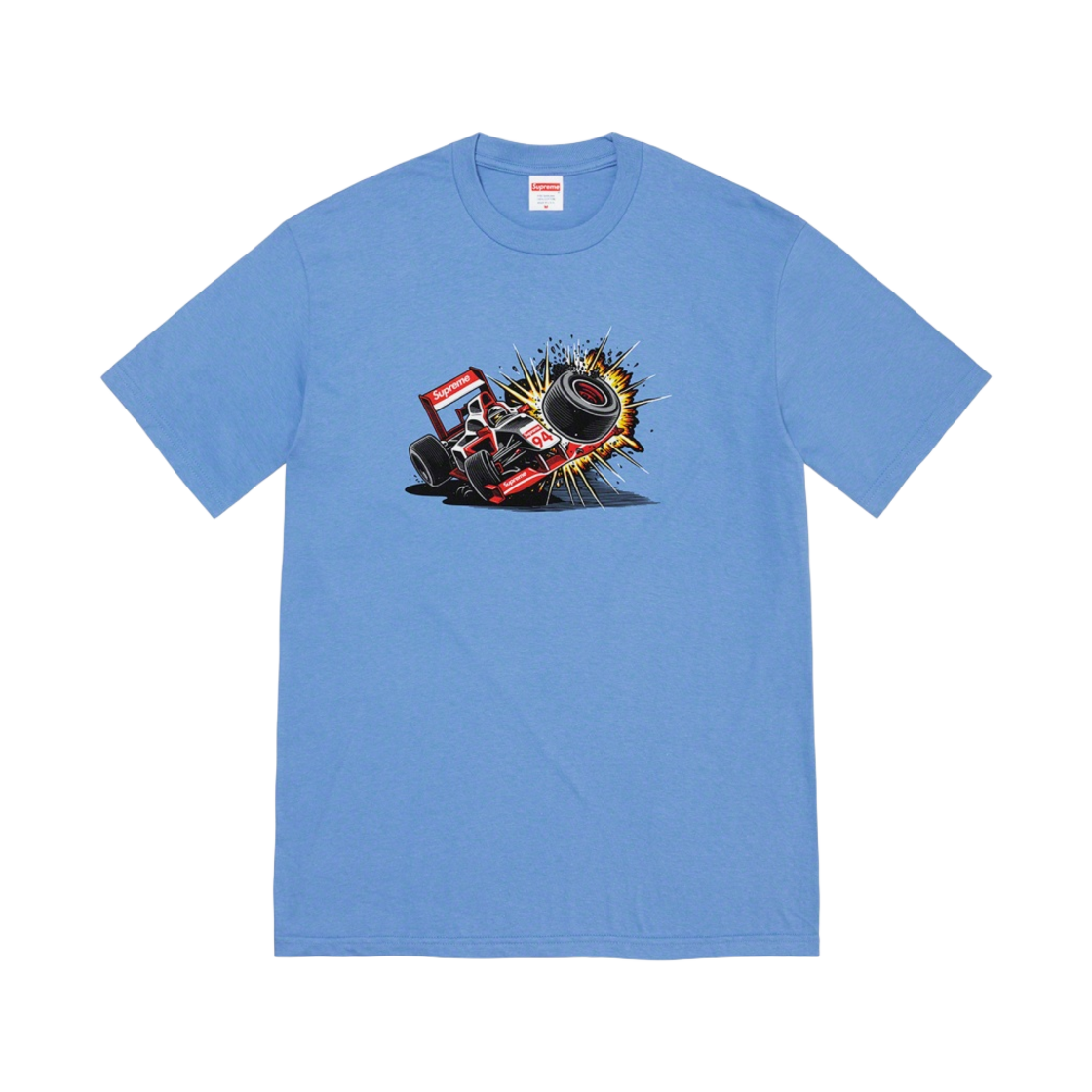 - Supreme Crash T-Shirt Dusty Light Royal - 21FW