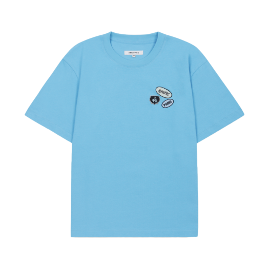 J3TAM25211BUX AMOUPRE Triple Wappen T-shirt Blue