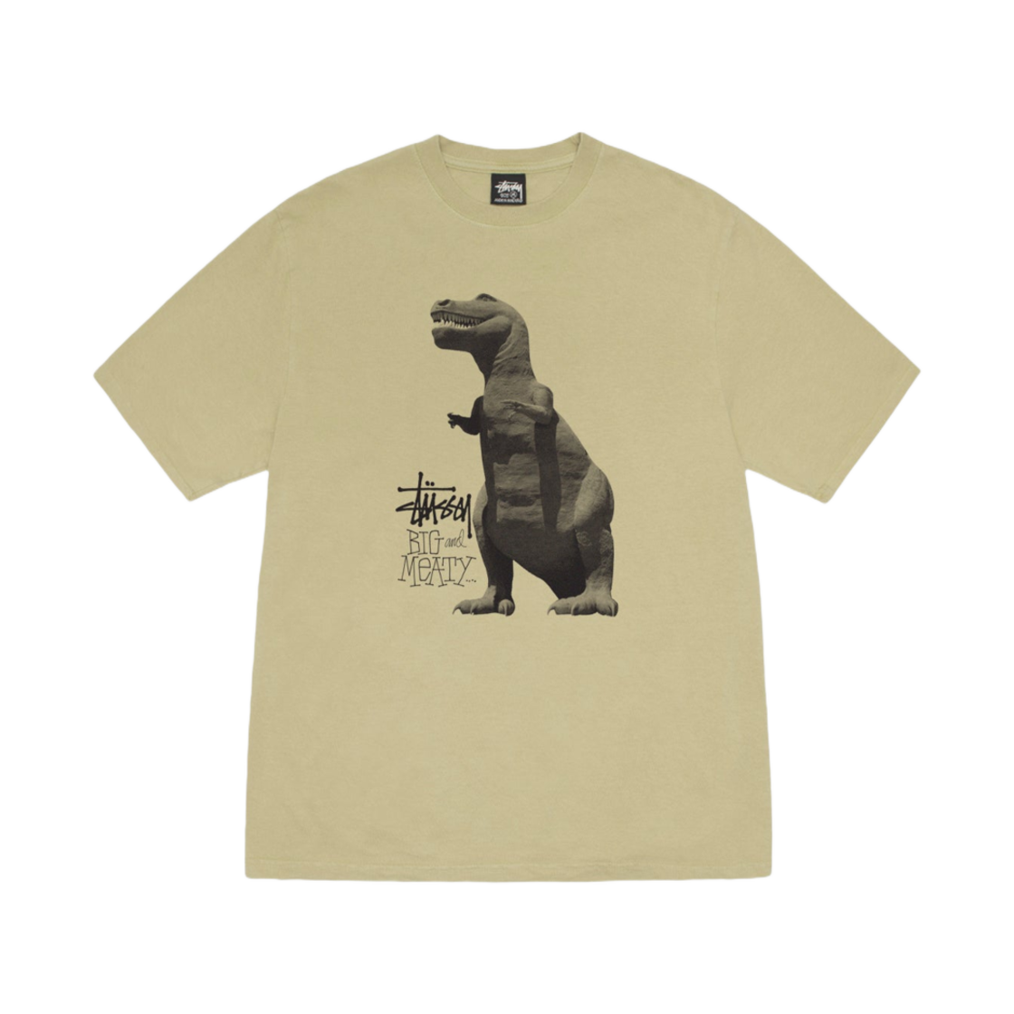 1905133 Stussy Big & Meaty Pigment Dyed T-Shirt Elm
