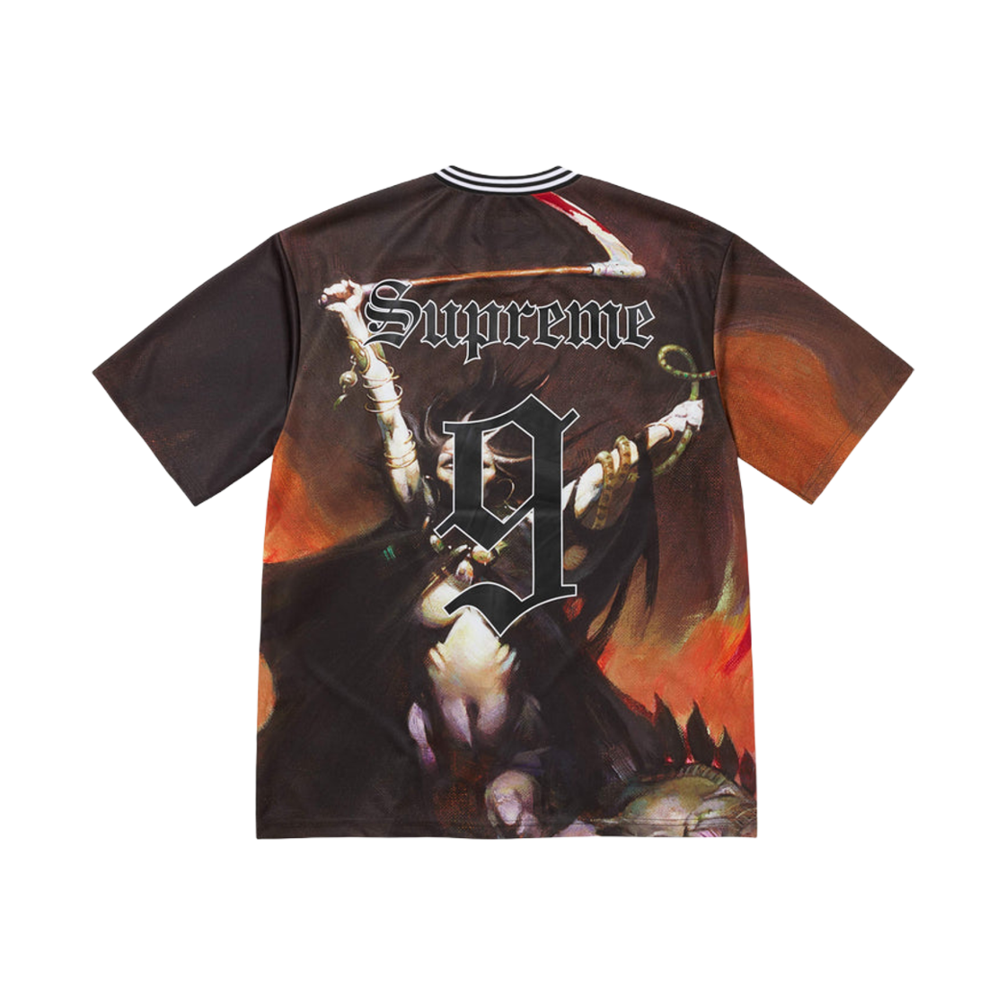 - Supreme Frazetta Soccer Jersey Woman With Scythe - 24FW