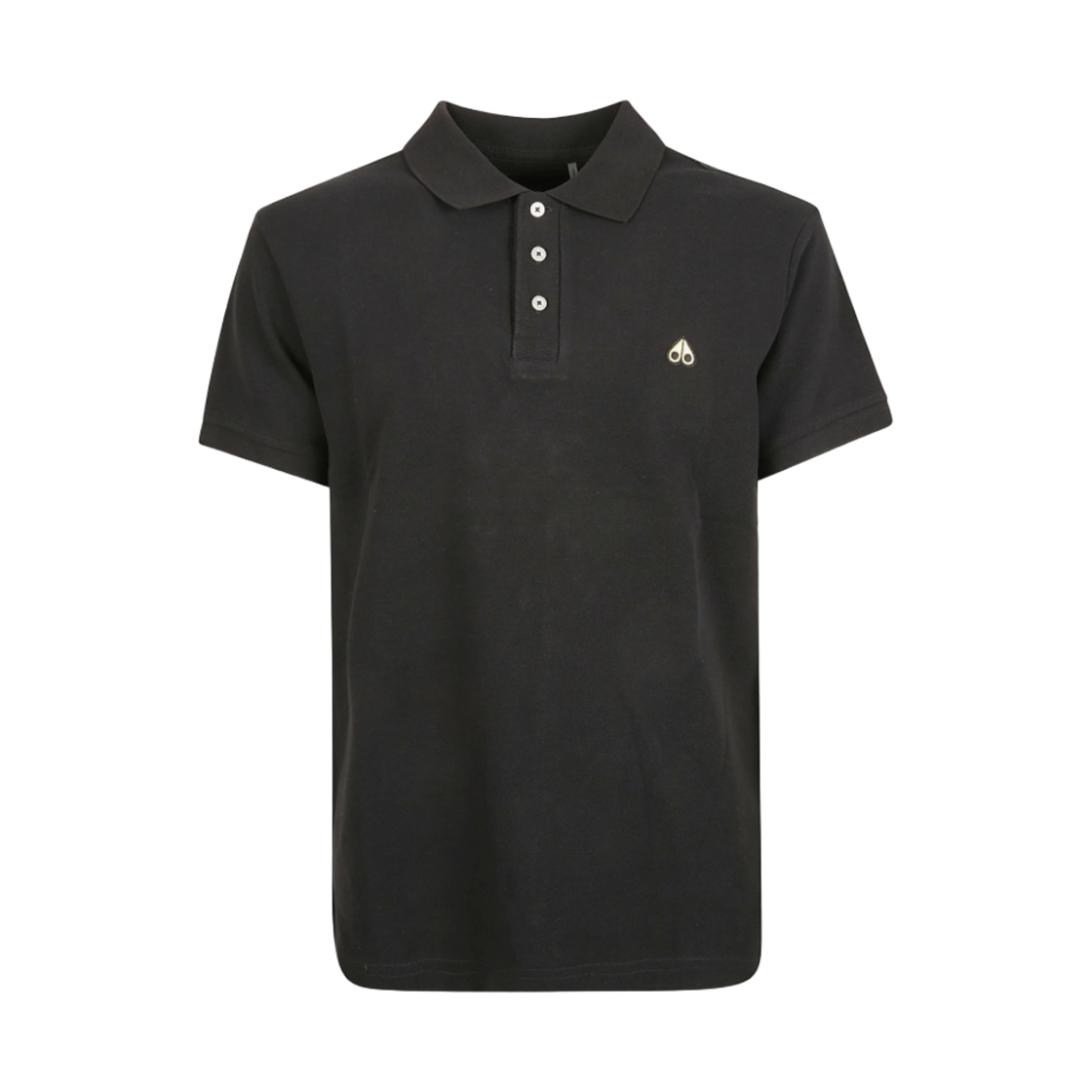 무스너클 피케 골드 폴로 블랙