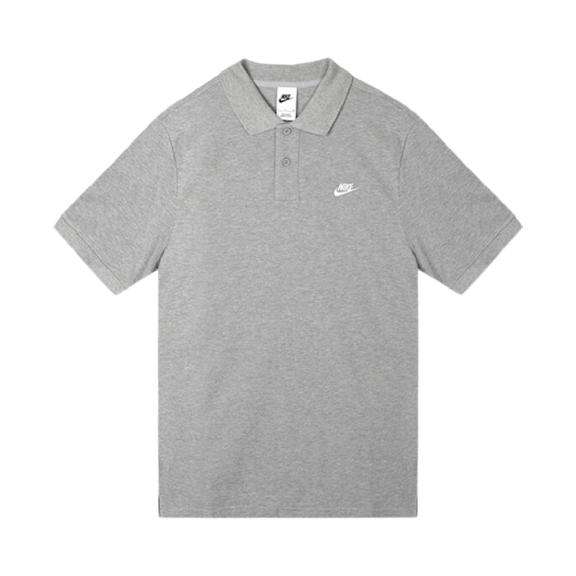 FN3894-063 Nike Club Short Sleeve Polo Dark Grey Heather - US/EU