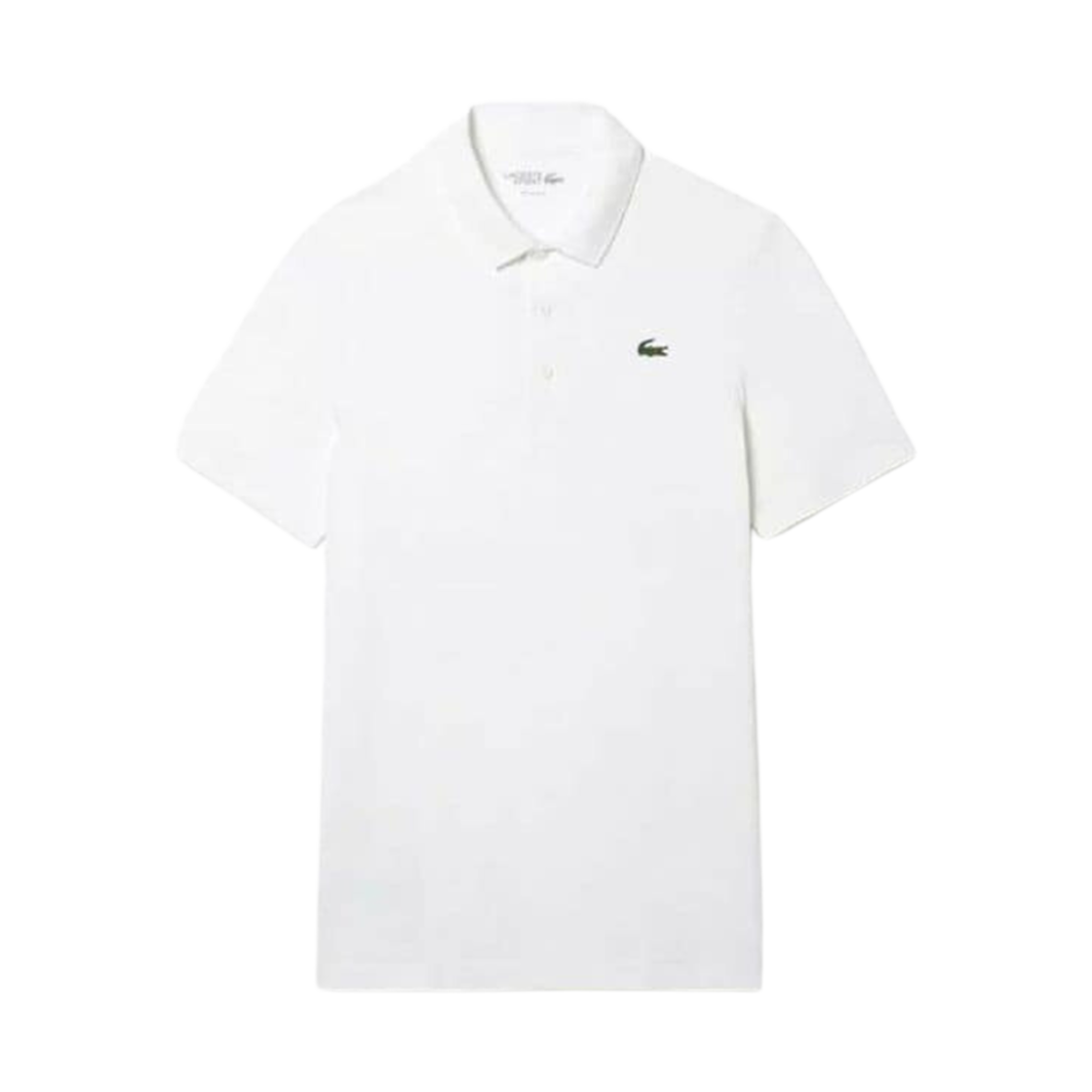 DH9309-800 Lacoste Golf Sport Organic Cotton Pique Polo Shirt White
