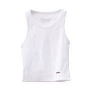 Lazyz Ribbed Tank Top White