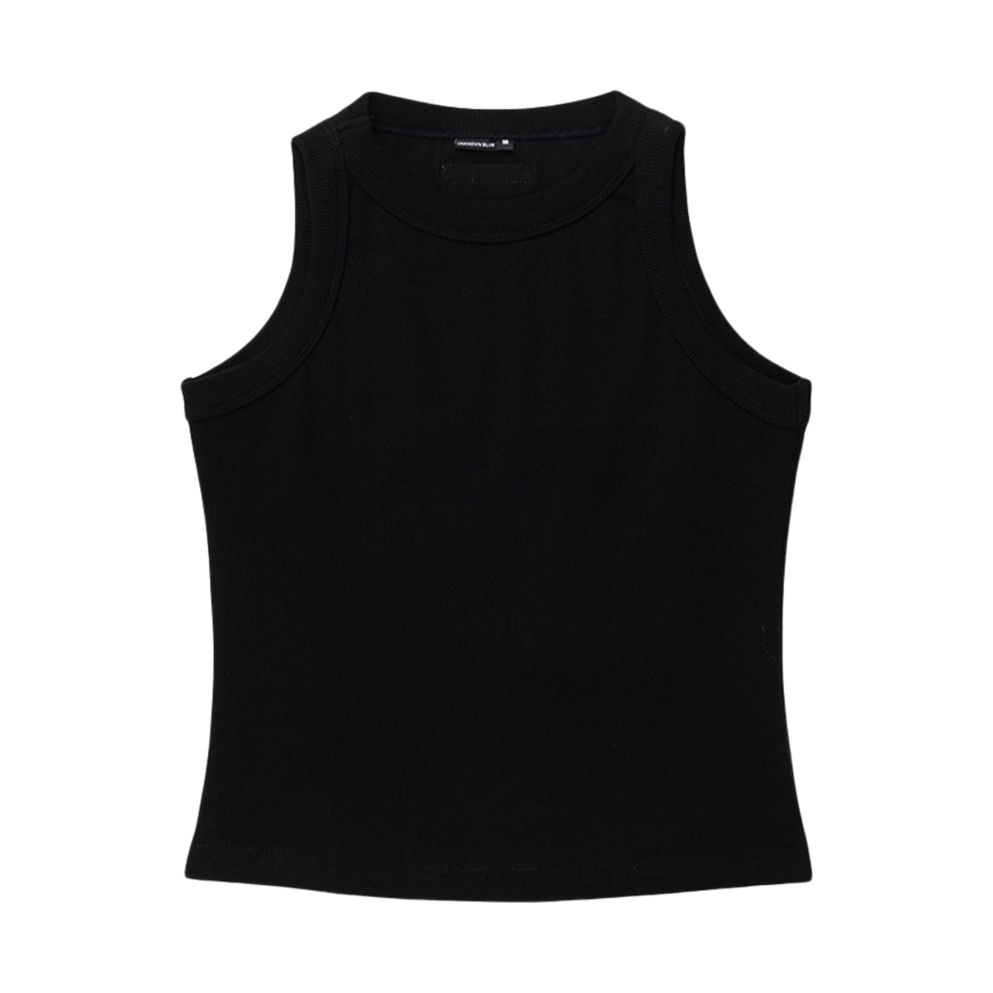 언노운블루 백 서클 탑 블랙(Unknown Blue Back Circle Top Black)