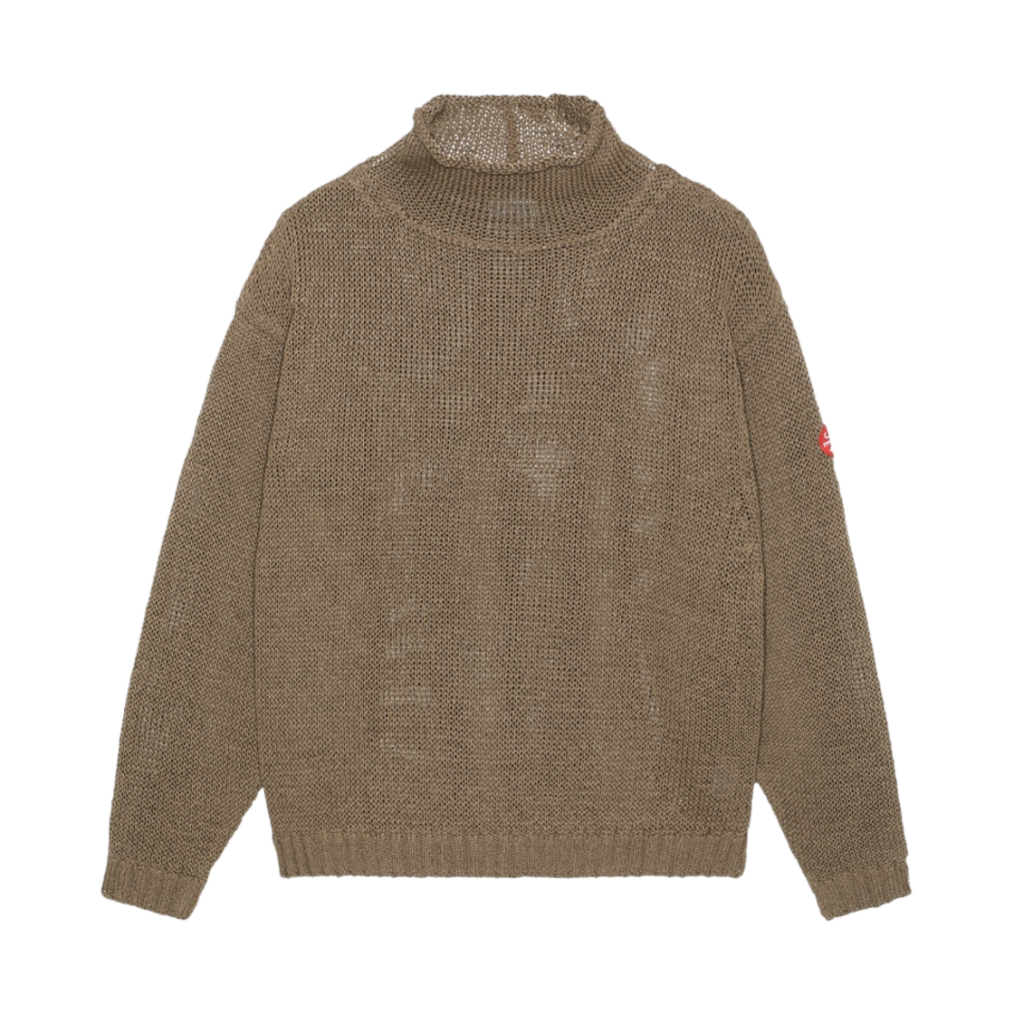 카브엠트 루즈넥 코튼 니트 브라운 - 23SS(Cav Empt Loose Neck Cotton Knit Brown - 23SS)