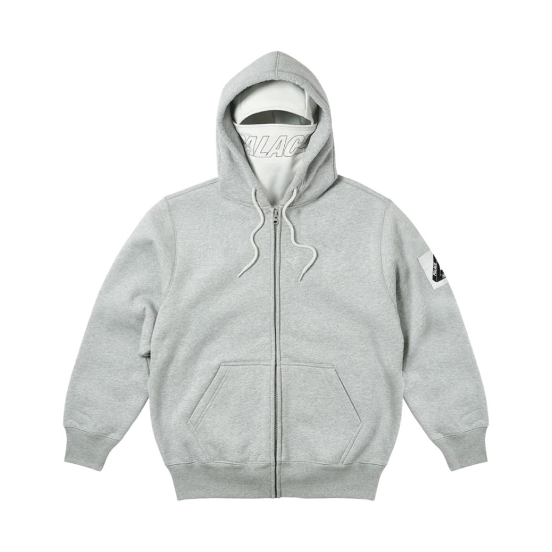 팔라스 페이스마스크 셔링 써멀 후드 그레이 - 23SS(Palace Facemask Shearling Thermal Hood Grey - 23SS) - 1