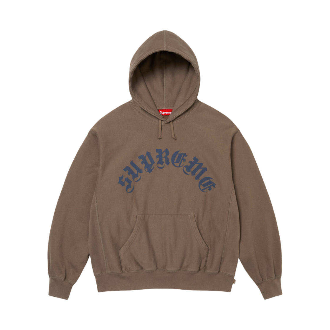슈프림 프린티드 아크 후드 스웨트셔츠 더스티 브라운 - 24FW