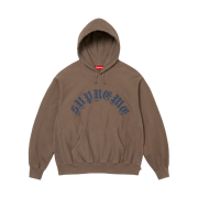 Supreme Printed Arc Hooded Sweatshirt Dusty Brown - 24FW