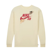Nike SB Long Sleeve Skate T-Shirt Coconut Milk - Asia