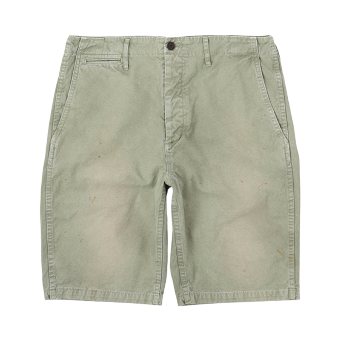 0123305008002 Visvim Chino Shorts DMGD Light Green - 23SS