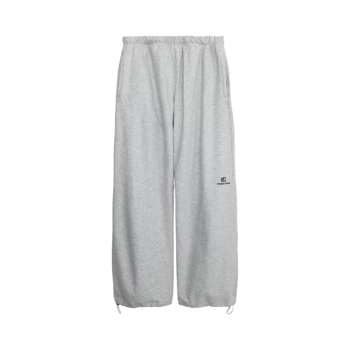 HM4EPT1001A7 Polyteru Human Index Index Sweatpants 002 Light Melange Gray