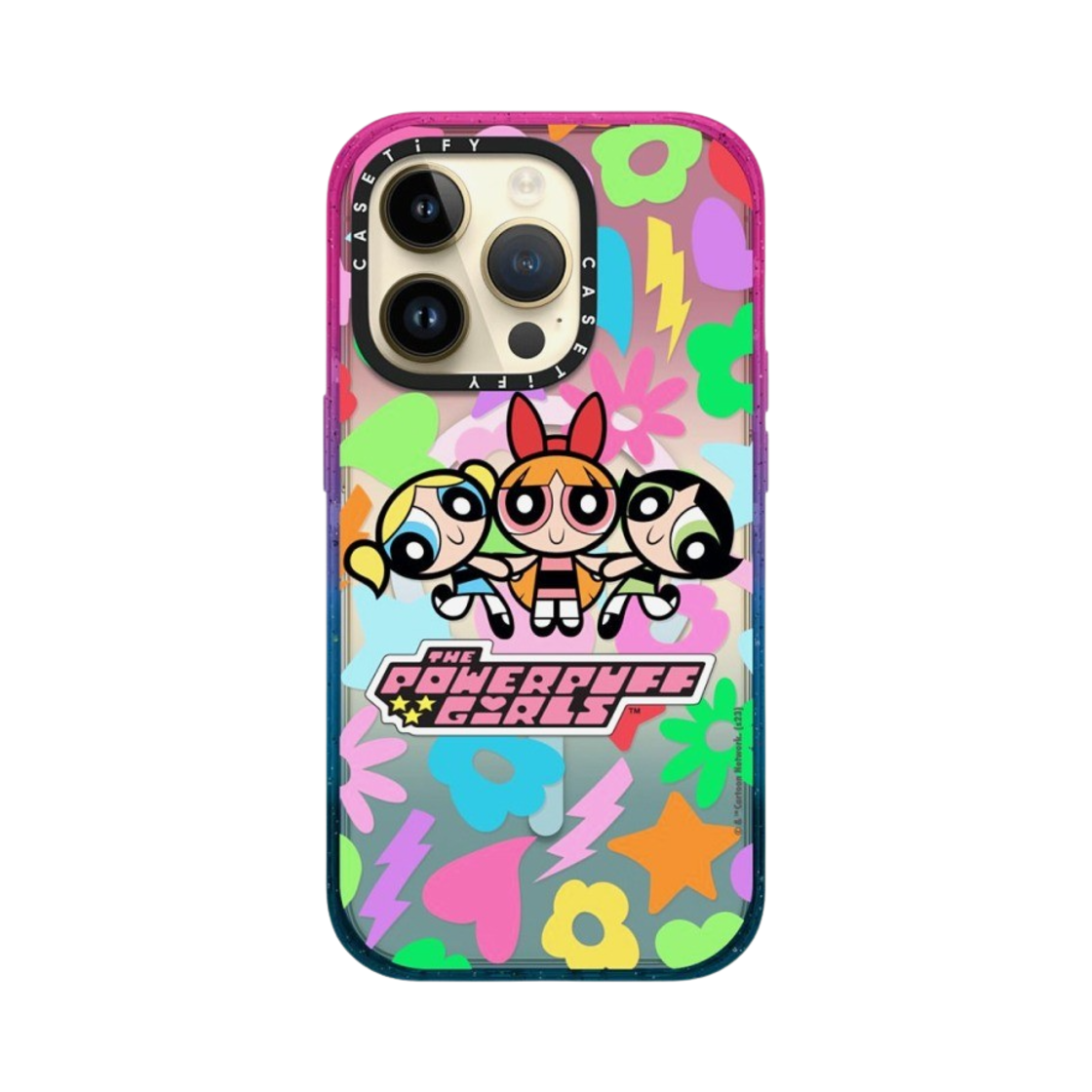 케이스티파이 x 파워퍼프걸 아이폰 아이콘 맥세이프 임팩트 케이스 반투명 코튼 캔디(Casetify x The Powerpuff Girls iPhone Icons Magsafe Impact Case Sheer Cotton Candy) - 4
