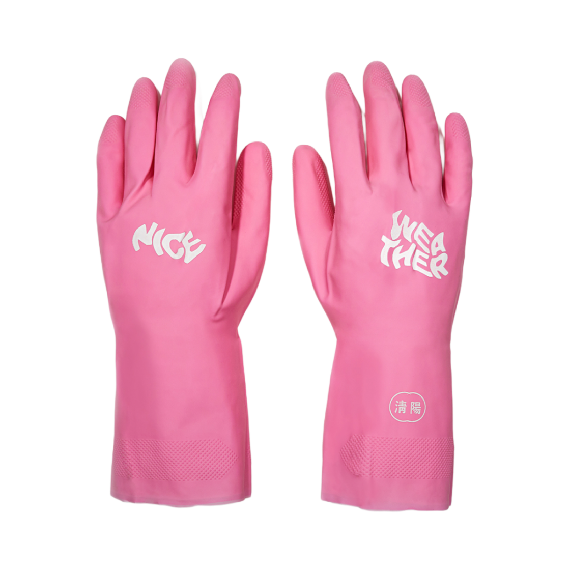 나이스웨더 고무장갑 핑크(Nice Weather Rubber Gloves Pink)