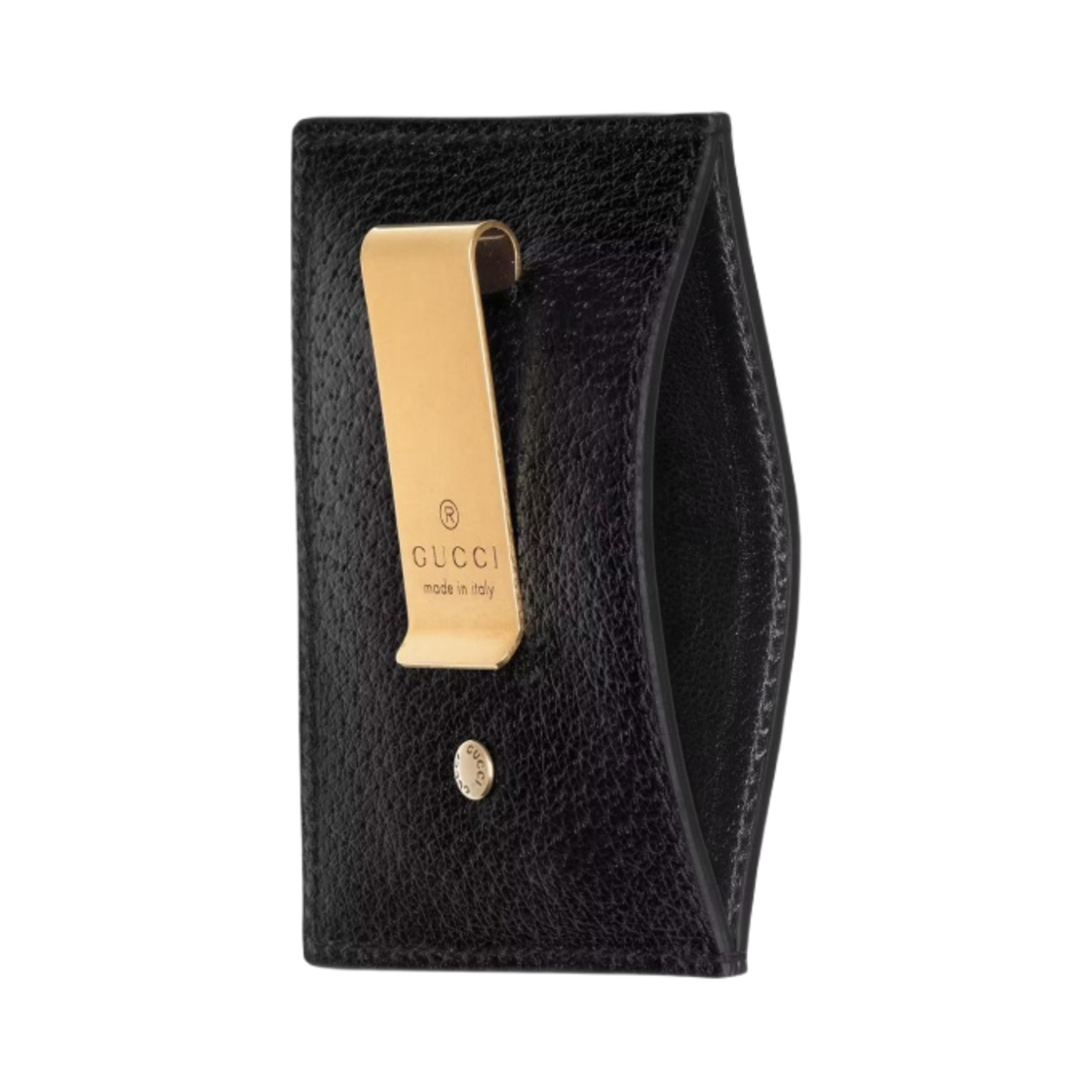 구찌 GG 마몽 레더 머니 클립 블랙(Gucci GG Marmont Leather Money Clip Black) - 2