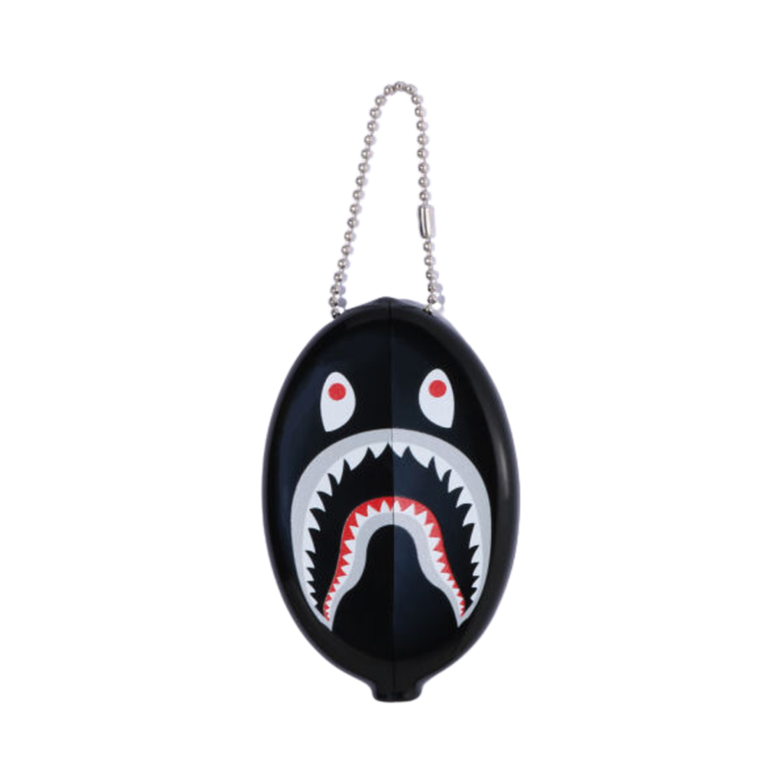 베이프 어 베이싱 에이프 샤크 코인 케이스 블랙(BAPE A Bathing Ape Shark Coin Case Black)