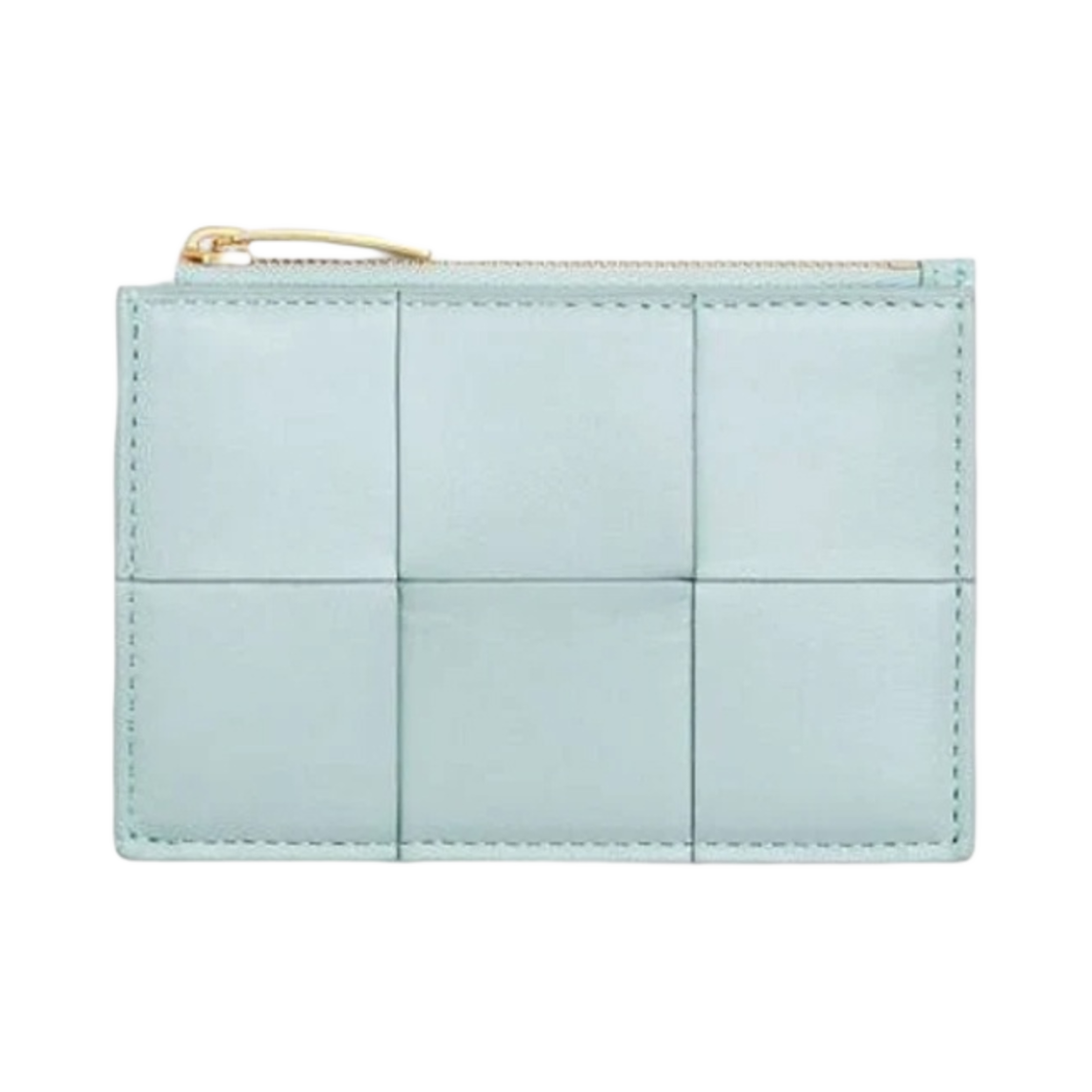 보테가 베네타 카세트 키 파우치 틸 워시드(Bottega Veneta Cassette Key Pouch Teal Washed) - 1