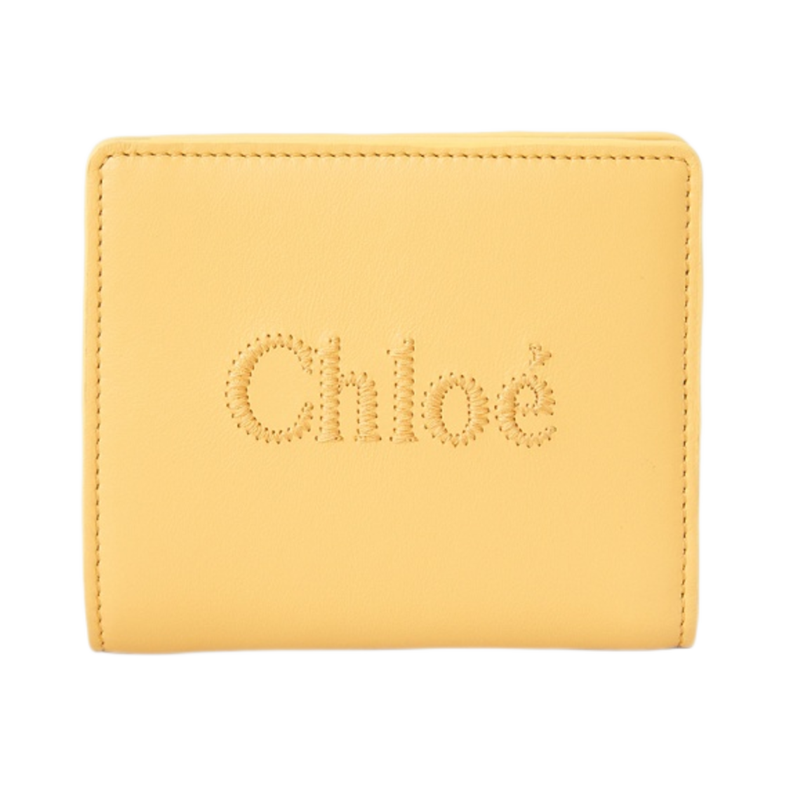 CHC23SP867I10746 Chloe Chloe Sense Compact Wallet Honey Gold