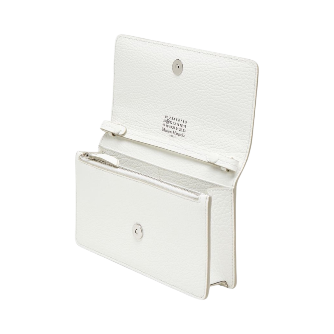 메종 마르지엘라 포 스티치 체인 플랩 지갑 화이트 - 22SS(Maison Margiela Four Stitches Chain Flap Wallet White - 22SS) - 2