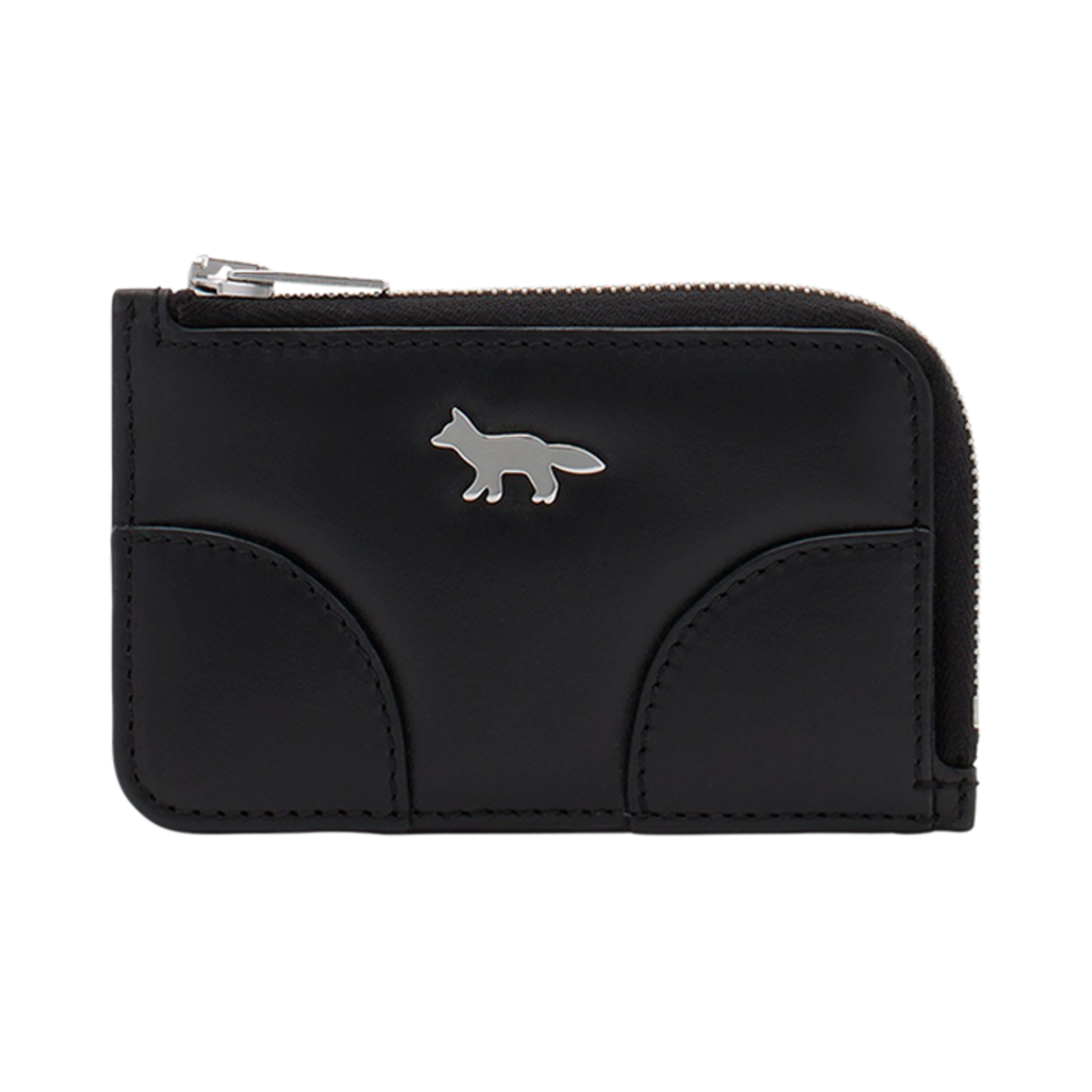 메종 키츠네 부기 롱 지퍼 카드 홀더 블랙(Maison Kitsune Boogie Long Zipped Card Holder Black)